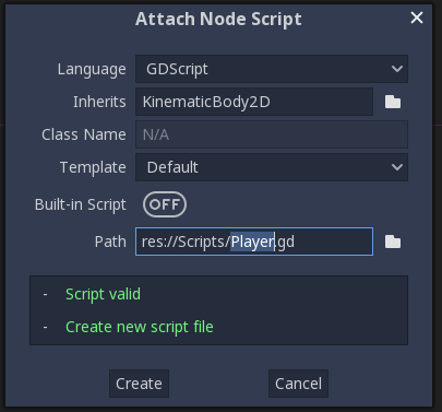 Attach Script Box