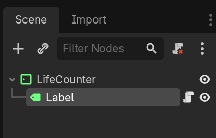 Life Counter Structure